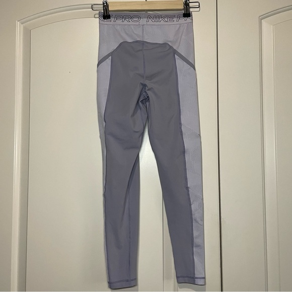 EUC Nike Pro High-Waisted 7/8 Training Leggings With Pockets - Indigo Haze - Picture 9 of 11